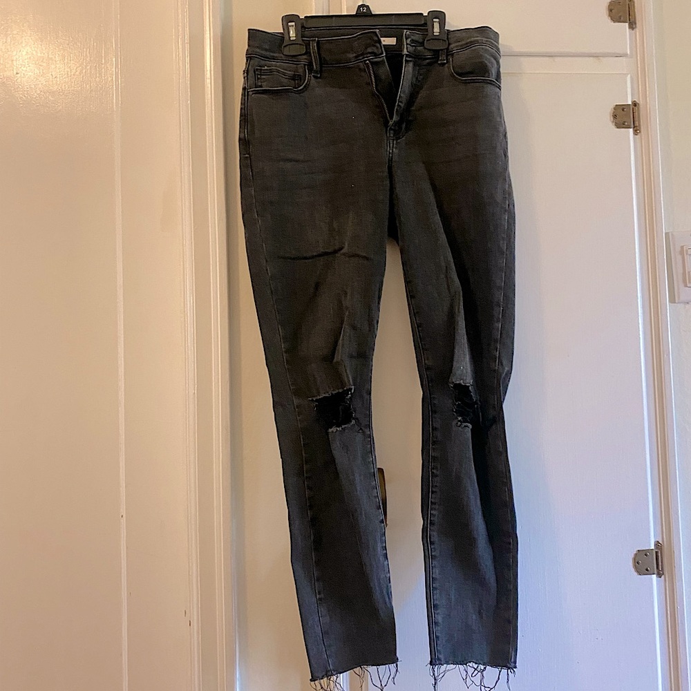 Black high rise jeggings